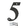 NUMERO 5 -M.4 NEGRO 10CM.