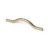 TIRADOR 96/128 MM LATON SATINADO LARGO 140MM 8788LS