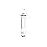 PATAS MUEBLE PLASTICO 130-200 MM 4 PATAS