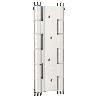 BISAGRA DOBLE ACCION 180X133 PLATA