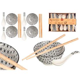 SUSHI TAZON BOL + CUCHARA + PALILLO 12 PIEZAS
