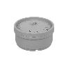 VAPORERA SILICONA GRIS 17,5X17,5X10,5 CM