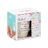 TAZA PORCELANA NATURE + FILTRO + TAPA 340 ML