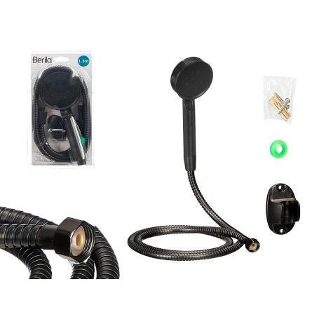 MANGO DUCHA NEGRO 1,5 M
