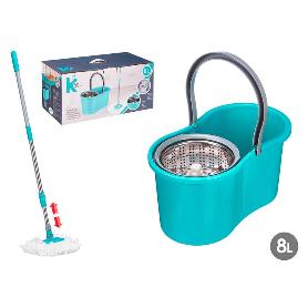 CUBO FREGONA ESCURRIDOR GIRATORIO 8 L