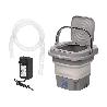 LAVADORA PORTATIL PLEGABLE GRIS 30X31X12 CM
