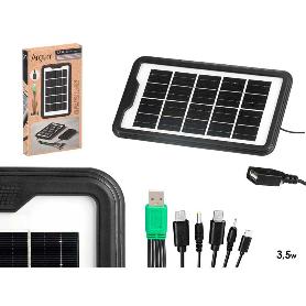 PLACA SOLAR PORTATIL 3,5 W USB