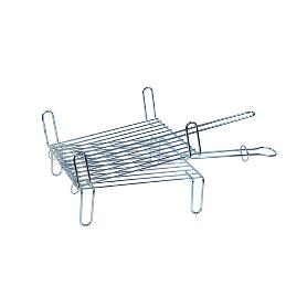 PARRILLA DOBLE ZINCADA 30X30 CM