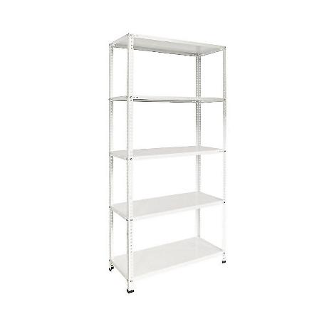 ESTANTE 5 BALDAS BLANCO 180X90X40CM