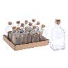 BOTELLA VIDRIO TAPON CORCHO 120 ML