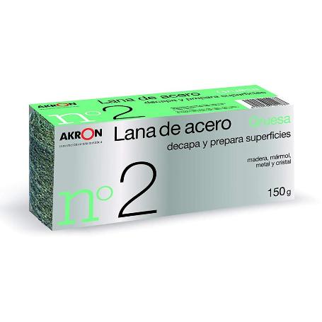 LANA ACERO N.2 GRUESA 150 GR
