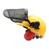 PANTALLA , CASCO Y AURICULARES  PROTECCION FORESTAL