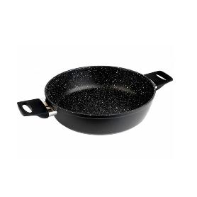 CAZUELA BAJA SIN TAPA PIEDRA 28 CM 3114