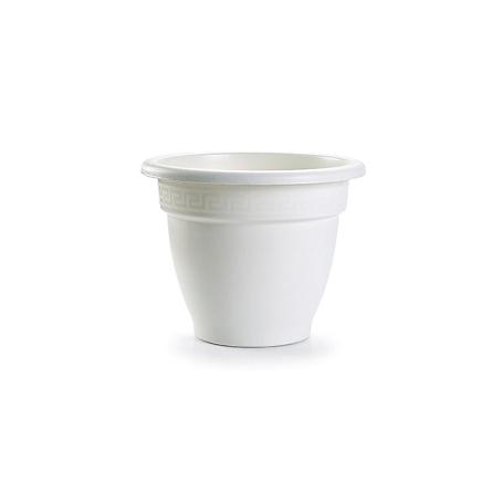 MACETA REDONDA 22X22X17 CM BLANCA 1195401