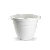 MACETA REDONDA 18X18X13 CM BLANCA 1132301