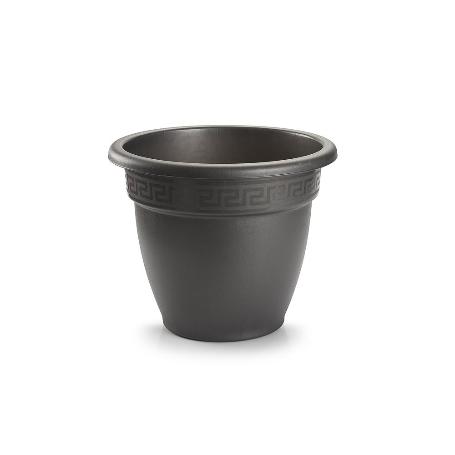 MACETA REDONDA 18X18X13 CM ANTRACITA