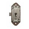CERRADURA ARMARIO 93-B MARRON SIN LLAVE SIN ACCESORIOS