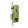 CERRADURA 4200 40 MM LATONADO PALANCA DESLIZANTE PICAPORTE REVERSIBLE