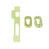 CERRADURA 4200 50 MM LATONADO PALANCA DESLIZANTE PICAPORTE REVERSIBLE