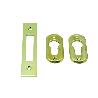 CERRADURA 4205 50 MM LATONADO PALANCA DESLIZANTE