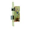 CERRADURA 4210 40 MM LATONADO PALANCA DESLIZANTE Y PICAPORTE REVERSIBLE