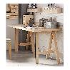 CABALLETE MADERA GLAM 74X45,5CM FIJO