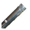 TUBO ESTUFA GALVANIZADO 120MM. 1MT