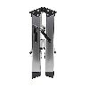 TABURETE ALUMINIO PLEGABLE 2 PELD.37X37
