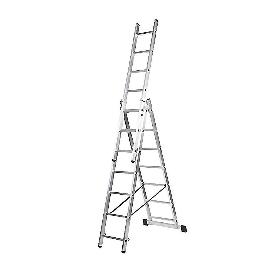 ESCALERA ALUMINIO INDUSTRIAL TRIPLE 12 P.