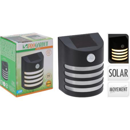 APLIQUE SOLAR DETECTOR MOVIMIENTO 12X9X15 CM