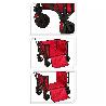CARRO PLEGABLE ROJO 120 L