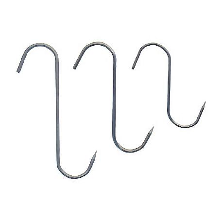 GANCHO CARNICERO 12CM. INOX. 10UD