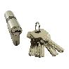 BOMBILLO PERFIL 60 MM 30X30 MM NIQUEL 5 LLAVE PUNTOS