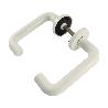 MANILLA POLIESTER BLANCA CON PLACA