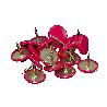 CHINCHETAS ROJAS N.5 PLASTIFICADAS