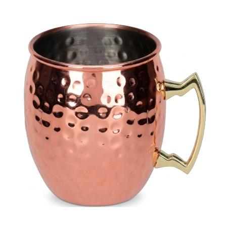 MUG ACERO INOXIDABLE MOSCOW MULE ASA ORO 500 ML