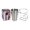 CUBO CHAMPAN + SOPORTE MESA INOXIDABLE