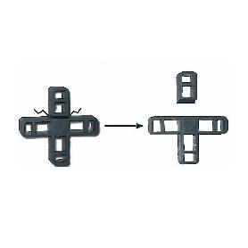 CRUCETAS DE PLASTICO 10 MM.