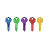 LLAVIN CAY-1D ALUMINIO COLORES