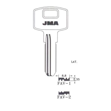 LLAVIN FAV-1D LATON SEGURIDAD