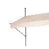 TOLDO + ESTRUCTURA 250X120 CM CREMA