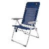 SILLA PLEGABLE ALUMINIO SLIM 6 POS 47X66X107 CM