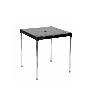 MESA APILABLE 70X70 CM ALUMINIO NEGRO 4026/06