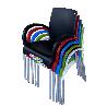 SILLON RESINA ALUMINIO OURIKA NEGRO