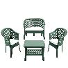 TRESILLO VERANDA VERDE + COJINES