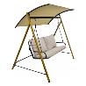 BALANCIN METALICO BEIGE 2 PLAZAS 194X136X173 CM