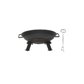 BANDEJA FUEGO 3 PATAS + ATIZADOR 46 CM