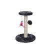 RASCADOR GATO  BOLA + PLUMA 26X30 CM