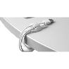 CLIP PARA CABLE TRIPLE BLANCO