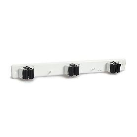 CUELGAESCOBAS TRIPLE C19003B BLANCO